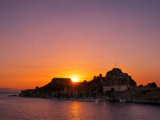 boats allegria,exclusive yacht vacations,Corfu Town, Old Fortness, sunset, rib boat, boat trip, sunset, excursion,attractions,allegria,canvas by mitsis messonghi, messonghi,moraitika,olivar suites