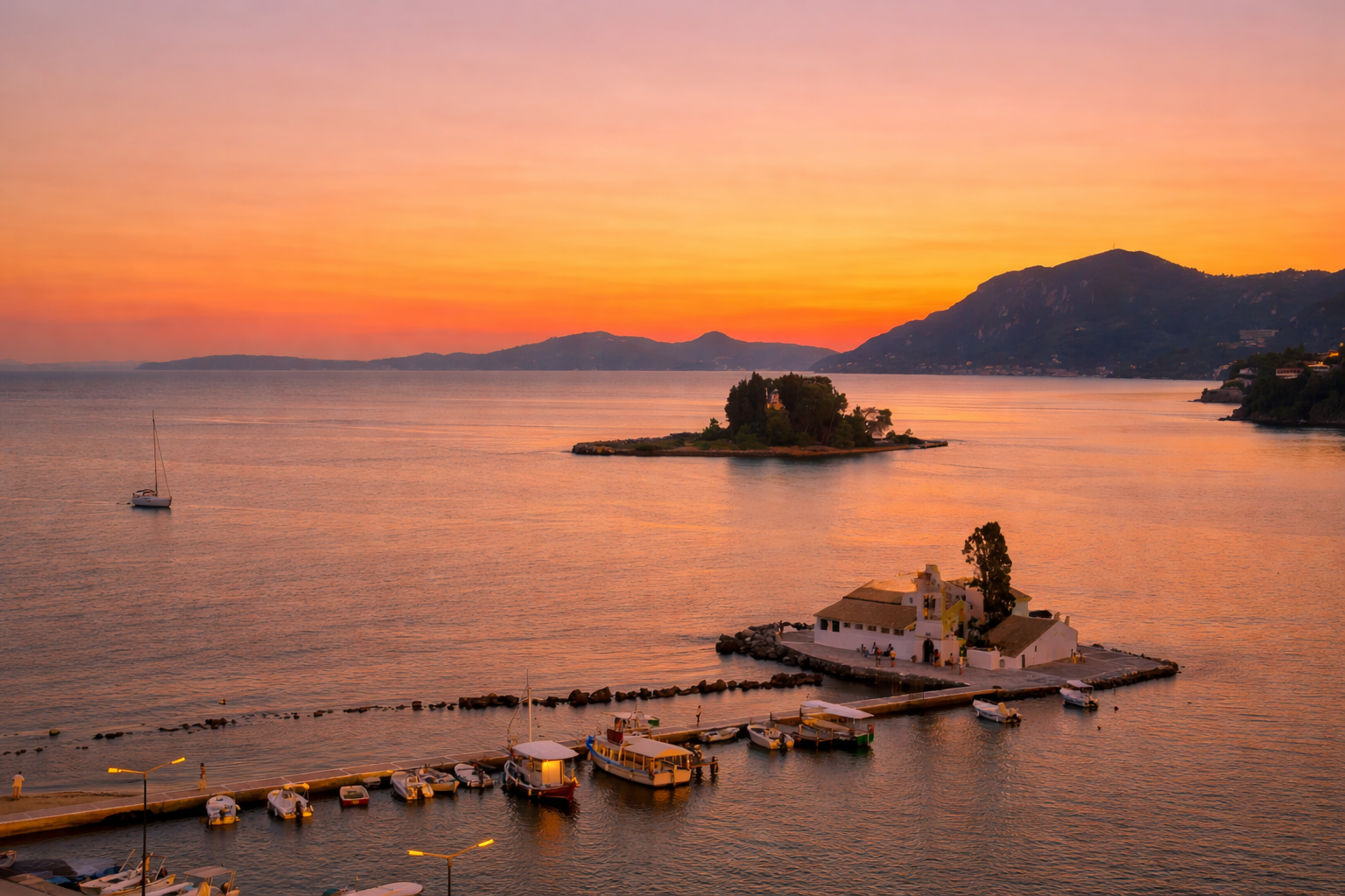 boats allegria,exclusive yacht vacations,Pontikonisi,Mouse Island,Corfu, airplane,,sunset,boat trip,rib boat,inflatable boat,excursion,romantic,island,church,attractions,allegria,canvas by mitsis messonghi, messonghi,moraitika,olivar suites