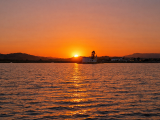 boats allegria,exclusive yacht vacations,Pontikonisi,Mouse Island,Corfu, airplane,,sunset,boat trip,rib boat,inflatable boat,excursion,romantic,island,church,attractions,allegria,canvas by mitsis messonghi, messonghi,moraitika,olivar suites